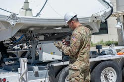 U. S. Space Force personnel conduct training and maintenance with the Counter Communications System (CCS) last July CCS is a tactical electronic warfare system designed to detect, identify, and disrupt adversary communications systems. Space Force photo U. S. Space Force personnel conduct training and maintenance with the Counter Communications System (CCS) last July CCS is a tactical electronic warfare system designed to detect, identify, and disrupt adversary communications systems. Space Force photo
