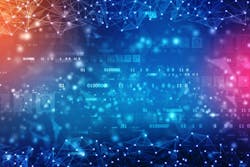 A digital image abstractly representing technology A digital image abstractly representing technology