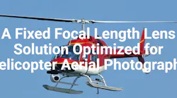 A Fixed Focal Length Lens Solution for Helicopter Aerial Photography Lens