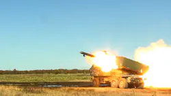 U.S. Marines use High Mobility Artillery Rocket Systems and M270 Multiple Launch Rocket System Launchers on fire missions during an exercise in 2024.