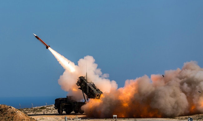 The MIM-104 Patriot Advanced Capability-3 (PAC-3) missile is a high velocity interceptor that defeats incoming targets by body-to-body direct impact. PAC-3 missiles, when deployed in a Patriot battery, provide 16 PAC-3s on a Patriot launcher.