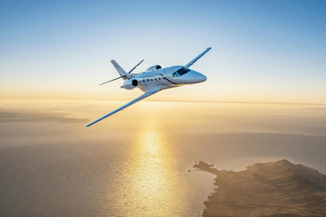Cessna's new aircraft shown flying