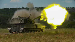 An Army M109A7 Paladin fires a round during Operator New Equipment Training at Fort Hood, Texas, last August.