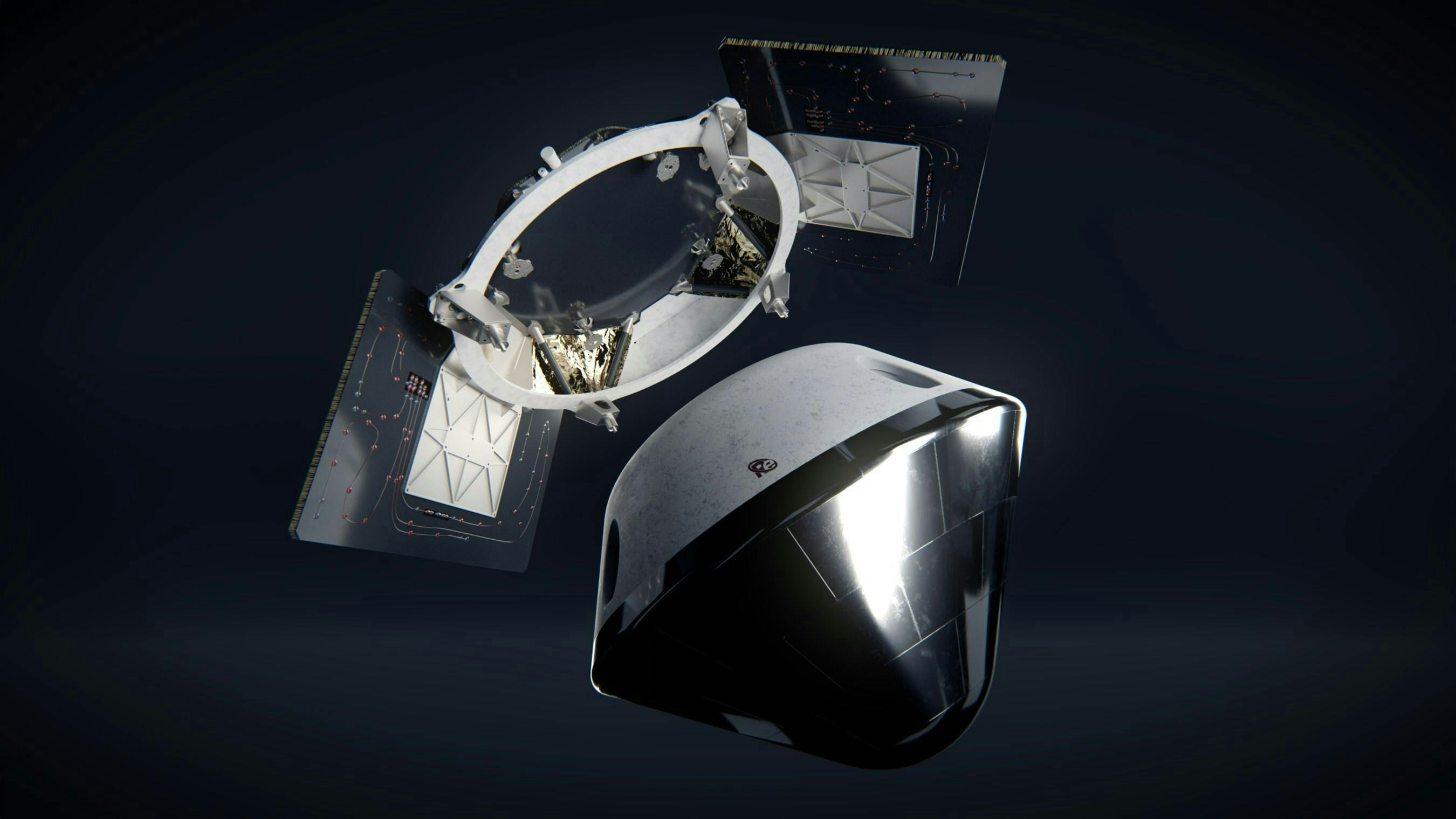 A rendering of PTC's spacecraft