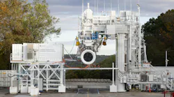 Research from NASA and GE Aerospace led to the successful testing of a jet engine at the company’s test site in Ohio. The hybrid engine is a modified version of a GE Aerospace Passport. GE Aerospace photo.