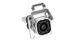 The Amphenol TS1 series industrial power connector is for applications that require robust, reliable power connectors that work in harsh environmental conditions.