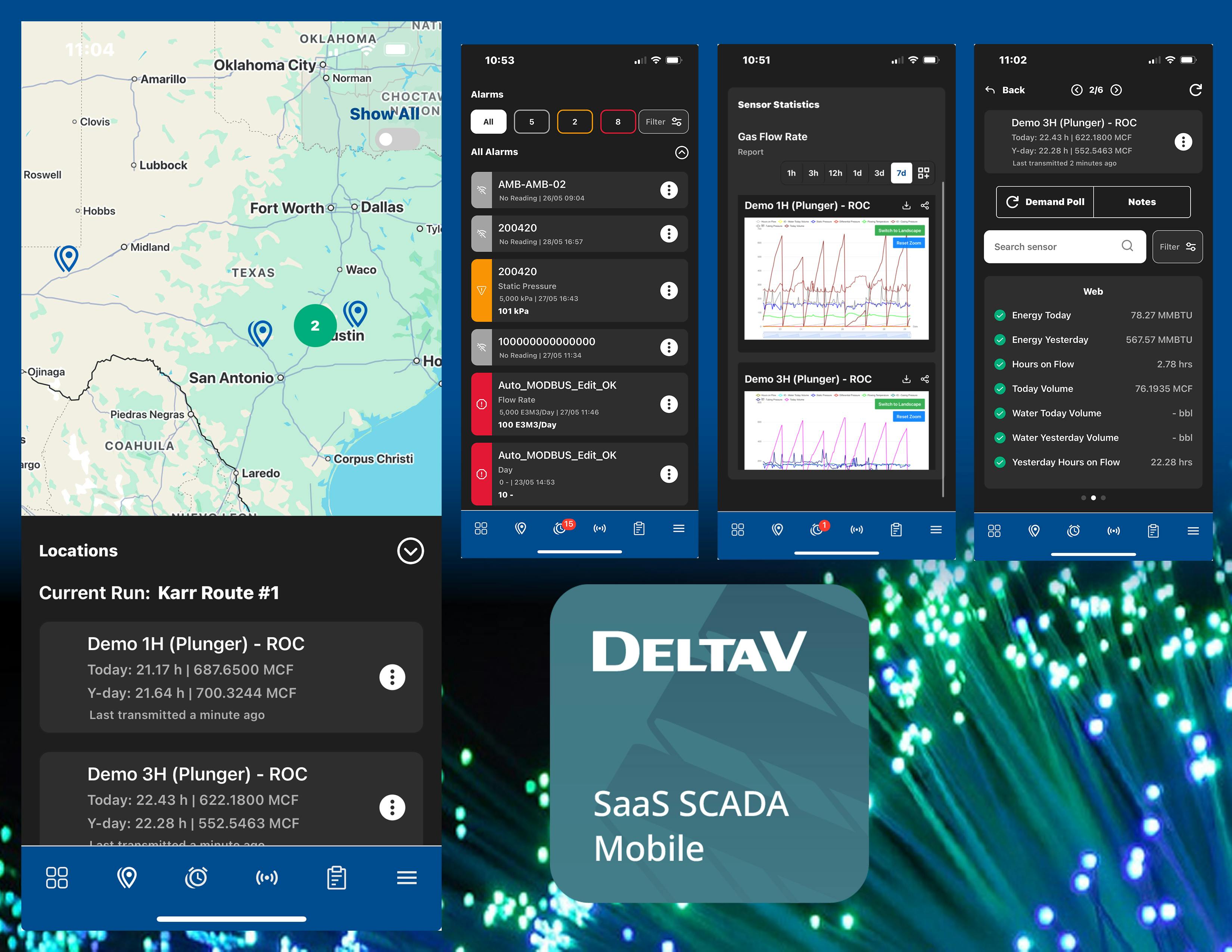 The Emerson mobile app for DeltaV SaaS SCADA software is for industrial applications like oil and gas, specialty chemicals to achieve efficient and optimized operations.