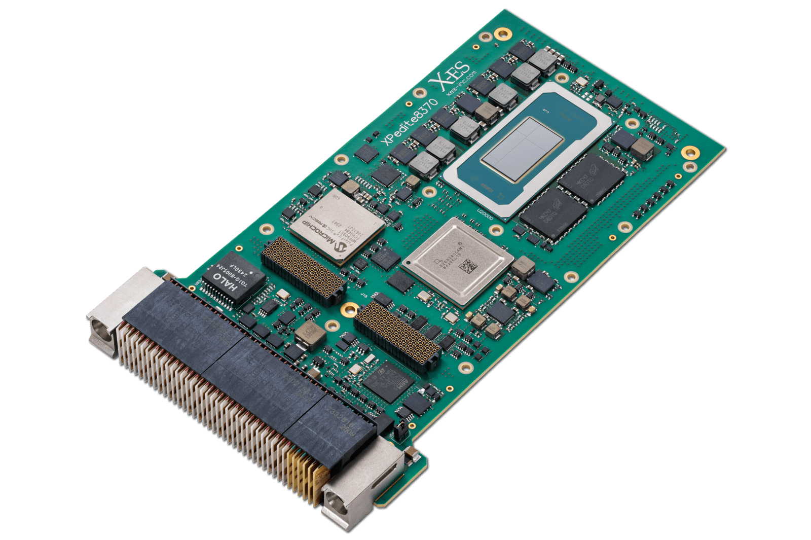 The X-ES XPedite8370 secure, high-performance, 3U VPX-REDI, single-board computer is for ruggedized systems that require high-bandwidth processing and low power consumption.