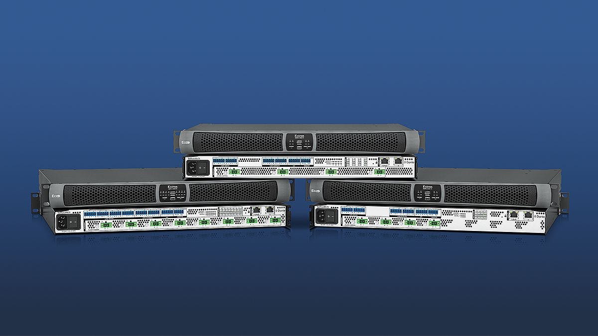 The Extron NetPA Ultra FX eight- and four-channel audio power amplifiers are for networked, multi zone applications that need mixed speaker types and power levels.
