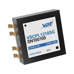 The VPT VSCPL1210SG point of load DC-DC converter is for space applications like small satellites. The VPT VSCPL1210SG point of load DC-DC converter is for space applications like small satellites.
