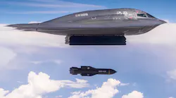 The GBU-57 can penetrate the Earth's surface as deeply as 200 feet, and can burrow into reinforced concrete more deeply than 26 feet before detonating. It can withstand pressure of 5,000 pounds per square inch before its warhead explodes.