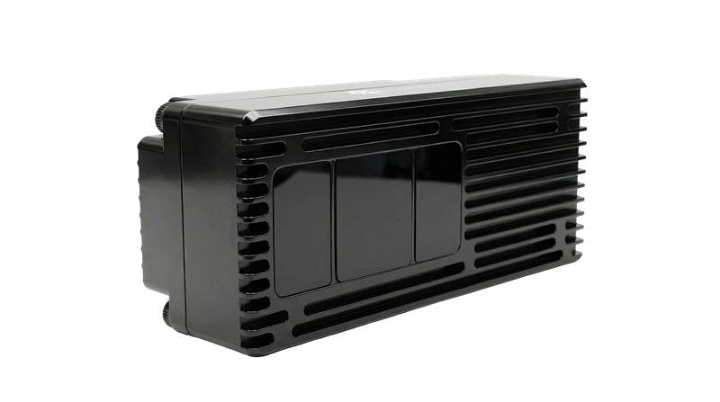 The E-con DepthVista Helix 3D continuous wave indirect time-of-flight (iToF) camera for industrial robotics applications like autonomous mobile robots, pick-and-place, industrial safety and automation, and smart agriculture.