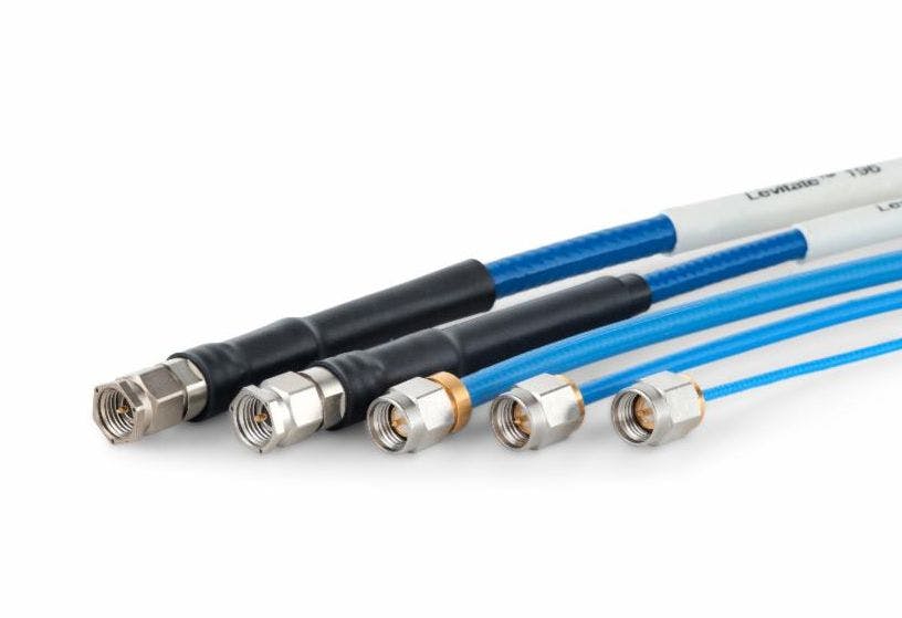 The Times Microwave Systems Levitate cable assemblies are for military and commercial RF and microwave systems like avionics in uncrewed aircraft.