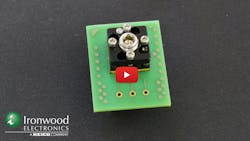 86GHz Elastomer Socket for QFN3 Device 86GHz Elastomer Socket for QFN3 Device