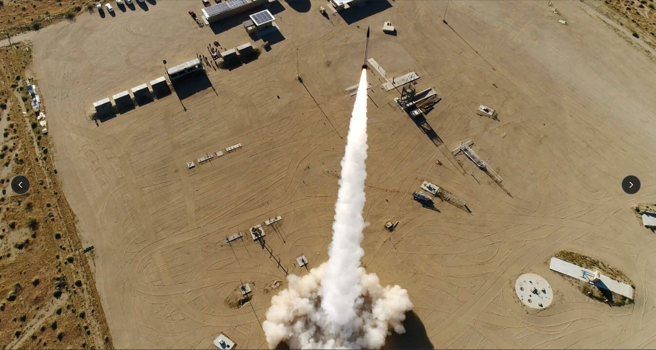 Evolution Space hypersonic launch past the Karman Line, April 2023. Evolution Space photos.