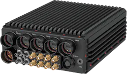 General Micro Systems small form factor MOSA system, the X9 Spider Mission Computer system provides high-speed connectivity with four 100GigE ports and multiple ThunderBolt 4 connections, along with options for 5G, Wi-Fi 6, Bluetooth 5, and HD GPS. General Micro Systems small form factor MOSA system, the X9 Spider Mission Computer system provides high-speed connectivity with four 100GigE ports and multiple ThunderBolt 4 connections, along with options for 5G, Wi-Fi 6, Bluetooth 5, and HD GPS.