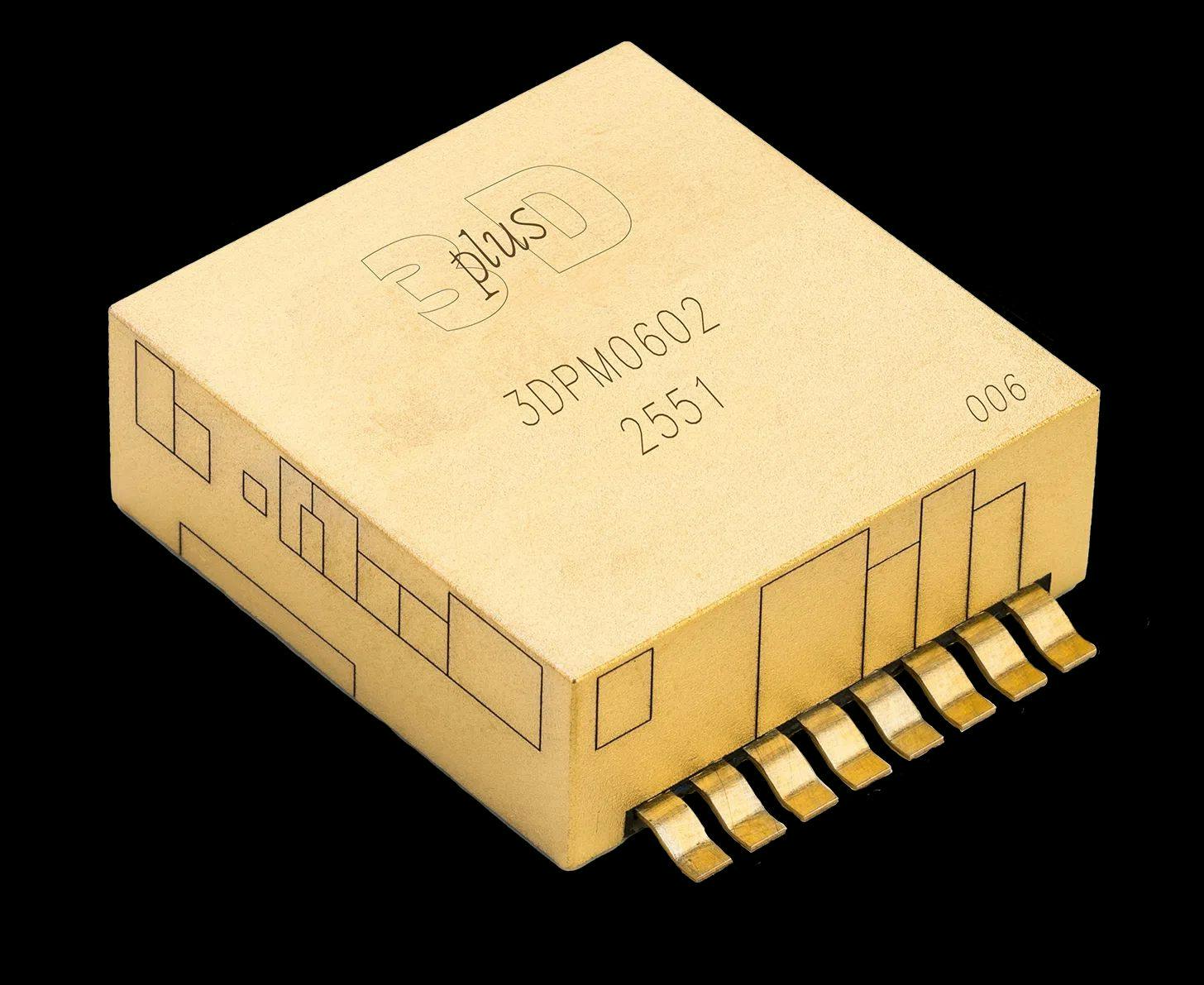 The 3D PLUS 3DPM0602 20-amp radiation-tolerant point-of-load converter meets power demands of modern field-programmable gate arrays (FPGAs) and microprocessors in space applications.