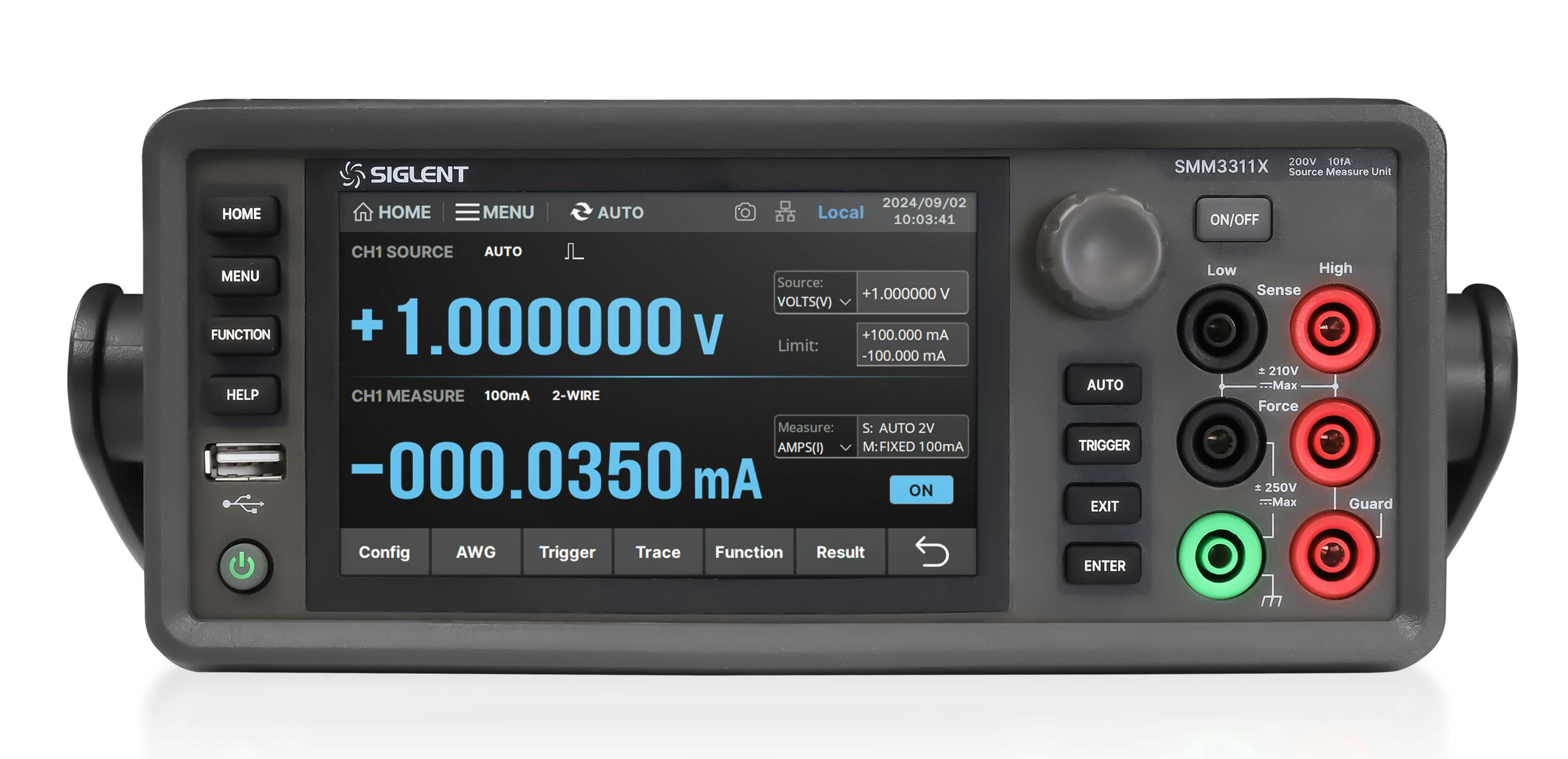 The Saelig SMM3000X series source-measure unit (SMU) from Siglent Technologies Inc. in Solon, Ohio, is for simultaneous sourcing and measurement for closed-loop operations on test devices.