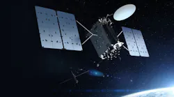 A satellite on orbit