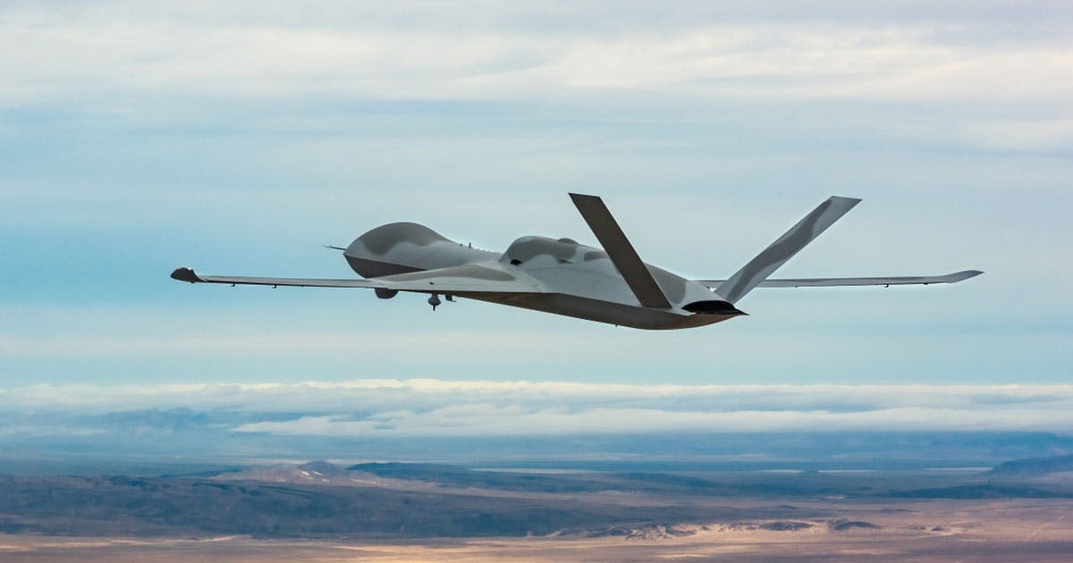 An MQ-20 Avenger flying