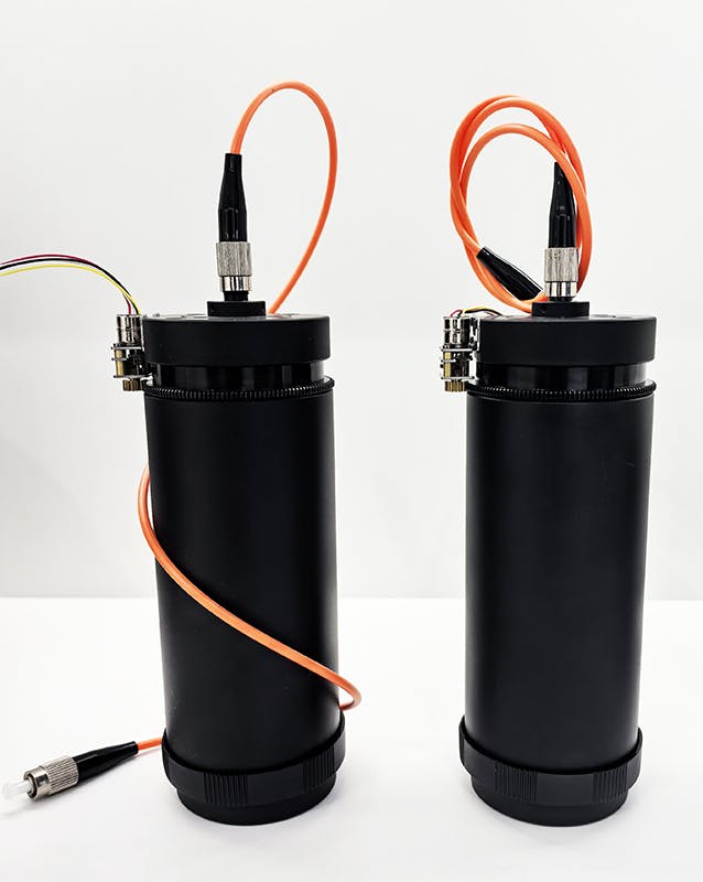 From Fiber Laser, collimating fiber laser as the illumination. 10x, 5x