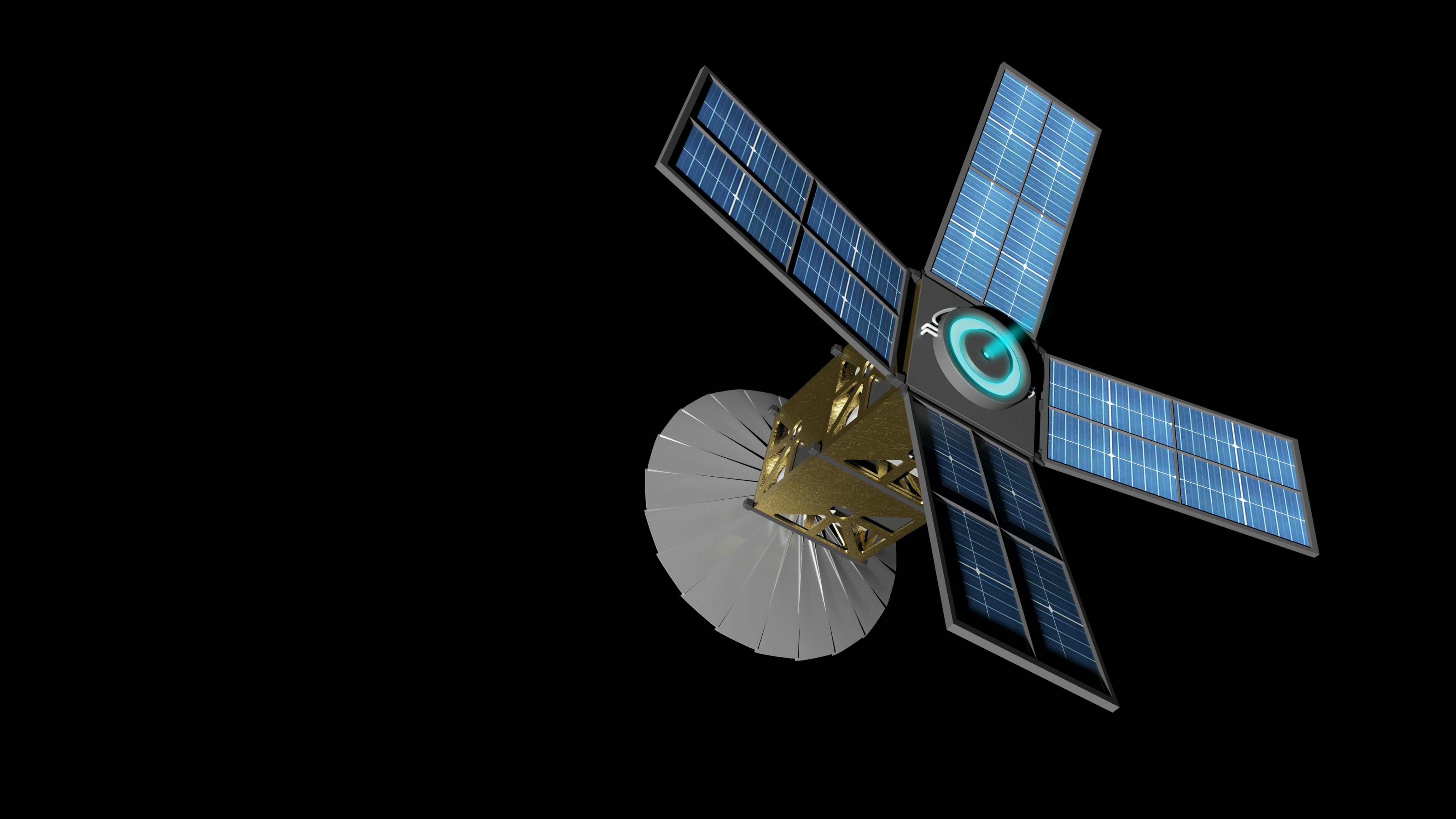 A cubesat on orbit