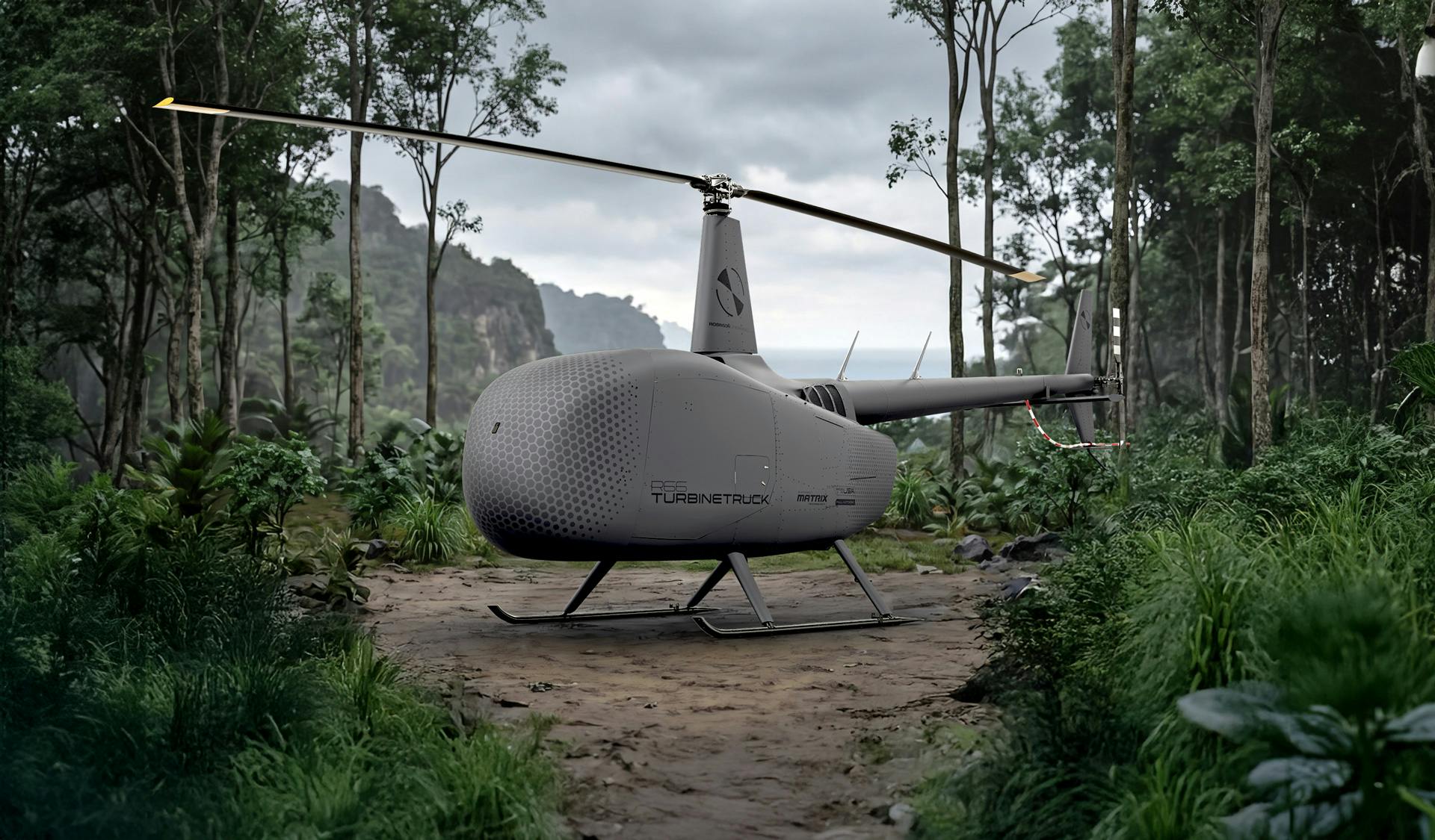 A rendering of the cargo aircraft
