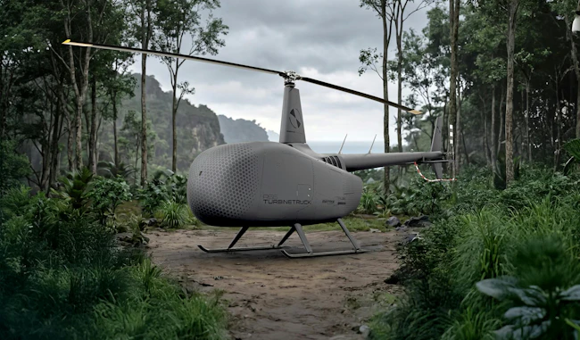 A rendering of the cargo aircraft