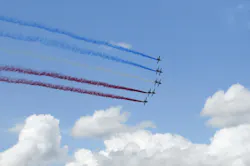 Jets let colored smoke in the style of France's 'tricolore' flag at the Paris Air Show. ID 9890337 © Jasonjung | Dreamstime.com Jets let colored smoke in the style of France's 'tricolore' flag at the Paris Air Show. ID 9890337 © Jasonjung | Dreamstime.com