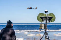 An effector and radar sensor are displayed during Digital Shield 2.0 in Estonia. The multinational interoperability exercise validated secure, rapid sharing of air surveillance data into command systems under realistic conditions. It also marked the first Estonian Defense Forces surface-to-air live-fire event using digital control of an interceptor. U.S. Army photo by Maj. Alexander Watkins. An effector and radar sensor are displayed during Digital Shield 2.0 in Estonia. The multinational interoperability exercise validated secure, rapid sharing of air surveillance data into command systems under realistic conditions. It also marked the first Estonian Defense Forces surface-to-air live-fire event using digital control of an interceptor. U.S. Army photo by Maj. Alexander Watkins.
