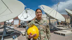 U.S. Space Force Guardians of the 16th Electromagnetic Warfare Squadron (EWS) conduct training on the Bounty Hunter system at Peterson Space Force Base, Colo. A part of Mission Delta 3, the 16th EWS protects critical satellite communication links to achieve a near-global capability to detect, characterize, geolocate and report sources of electromagnetic interference on U.S. military and commercial satellites.