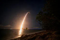An Atlas V rocket carrying the Leo 6 mission successfully launches from Space Launch Complex 41 at Cape Canaveral Space Force Station, Fla. The Atlas V deployed 29 operational commercial satellites into low Earth orbit, expanding the Amazon Leo constellation and supporting global connectivity. An Atlas V rocket carrying the Leo 6 mission successfully launches from Space Launch Complex 41 at Cape Canaveral Space Force Station, Fla. The Atlas V deployed 29 operational commercial satellites into low Earth orbit, expanding the Amazon Leo constellation and supporting global connectivity.