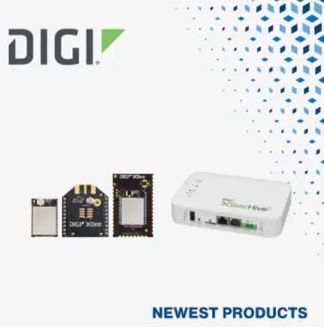 Now at Mouser: Digi XBee Wi-SUN Modules and Routers