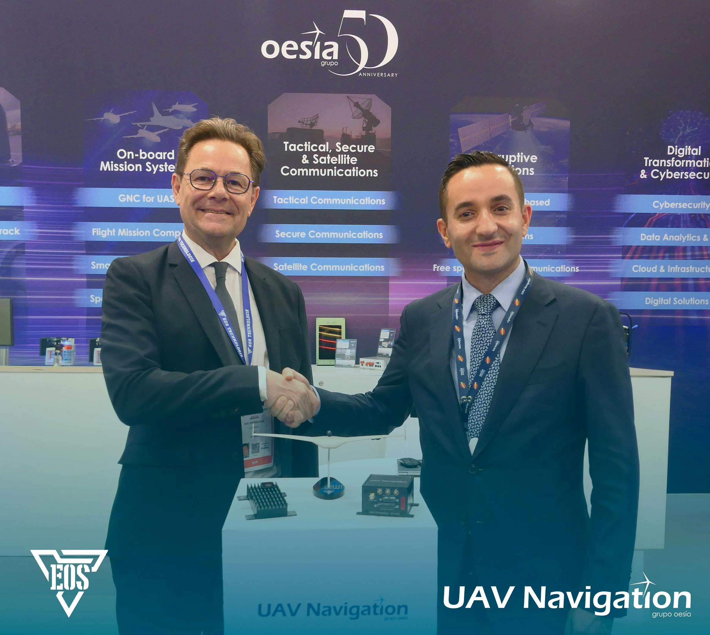 UAV Navigation-Grupo Oes&iacute;a: UAV Navigation-Grupo Oes&iacute;a and EOS Technologie Strengthen Collaboration on Advanced C-UAS Interceptor Capabilities