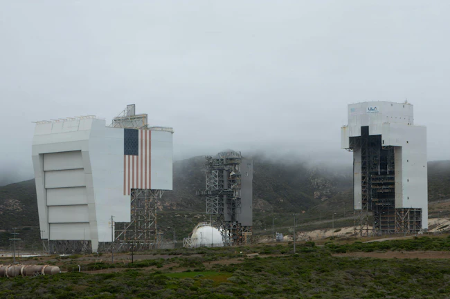 Originally constructed in 1966 for the Air Force's Manned Orbiting Laboratory program, Vandenberg Space Launch Complex 6 has undergone multiple transformations over nearly six decades in support of the nation's evolving space mission. The launch complex is being modernized by removing legacy infrastructure to provide adaptable facilities that support next-generation launch vehicles and future national security space operations. U.S. Space Force photo by Staff Sgt. Daekwon Stith.