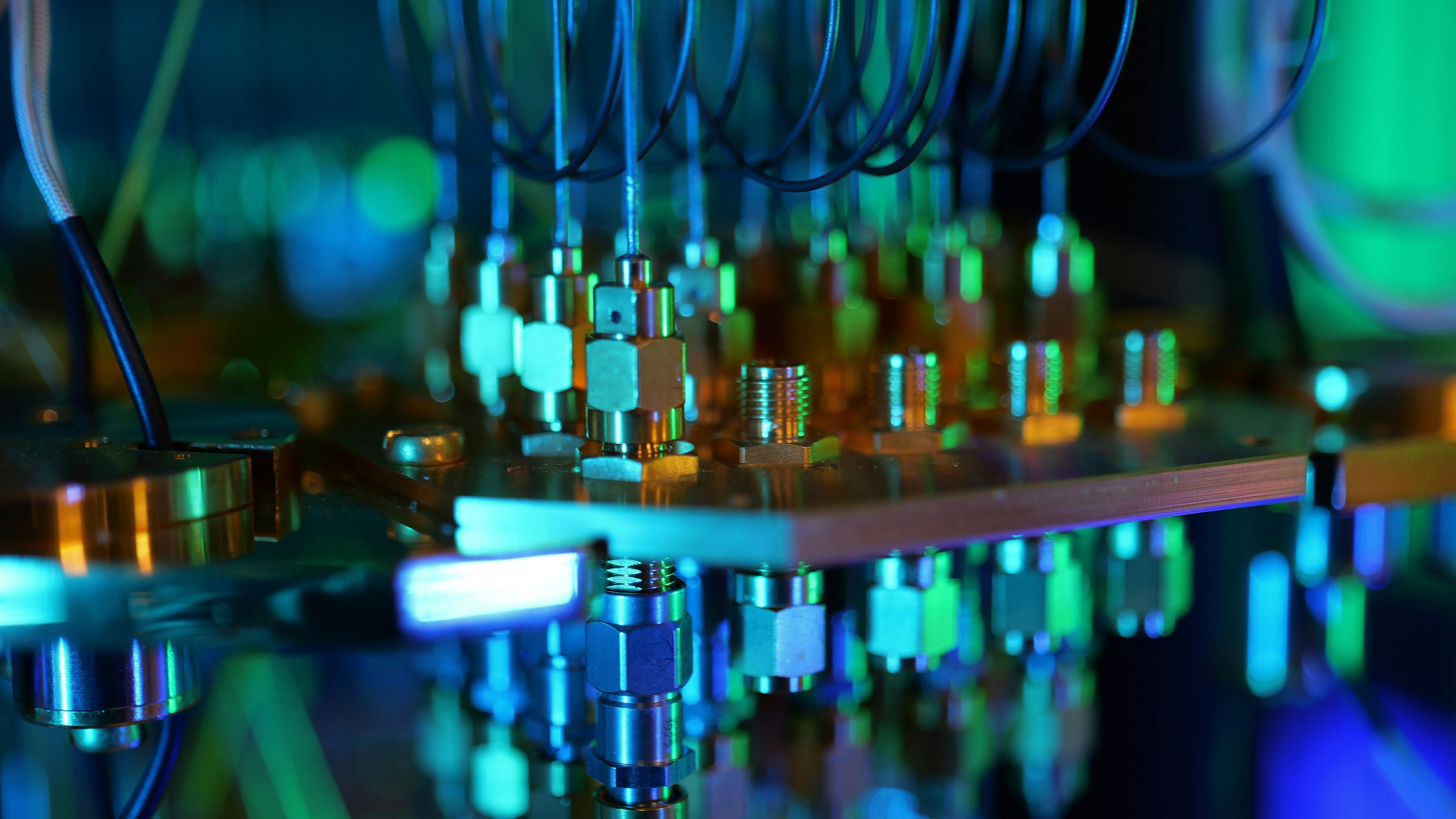 A quantum computer at the Air Force Research Laboratory's Information Directorate in Rome, N.Y., is used to conduct experiments aimed at improving quantum computing and networking. AFRL aims to unify electronic warfare and kinetic assets into an optimized framework. U.S. Air Force photo by Keith Lewis.