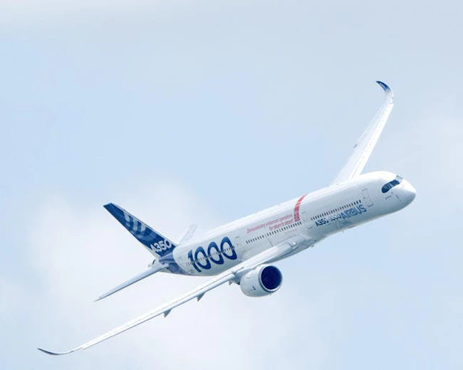 6a4c03fcaddb812664fdb6b9 Airbus A3501000 In Flight