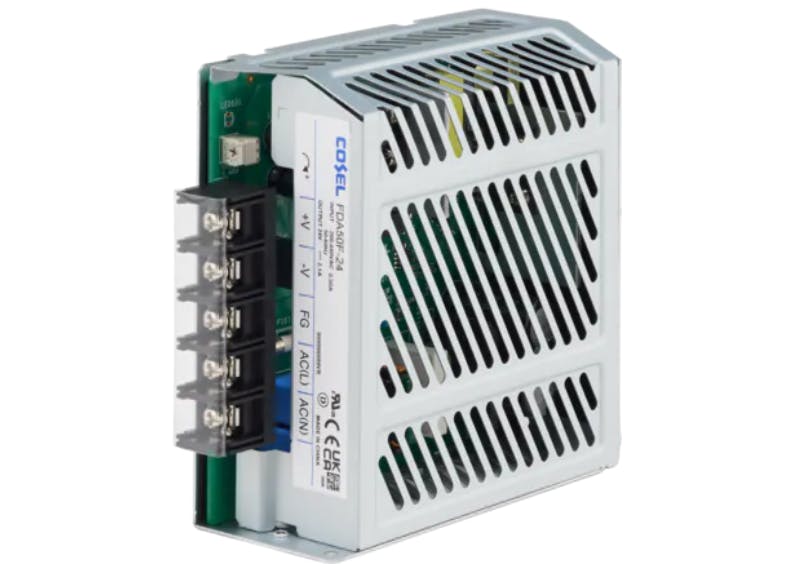 Cosel FDA 50W-200W Enclosed AC-DC Power Supplies