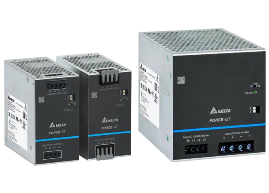 Delta Electronics Force-GT 48V 3-Phase DIN Rail Power Supplies