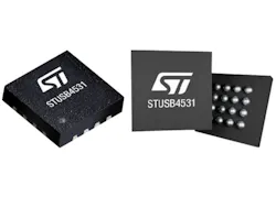 STMicroelectronics' STUSB4531 Standalone USB PD Controller, Now at Mouser