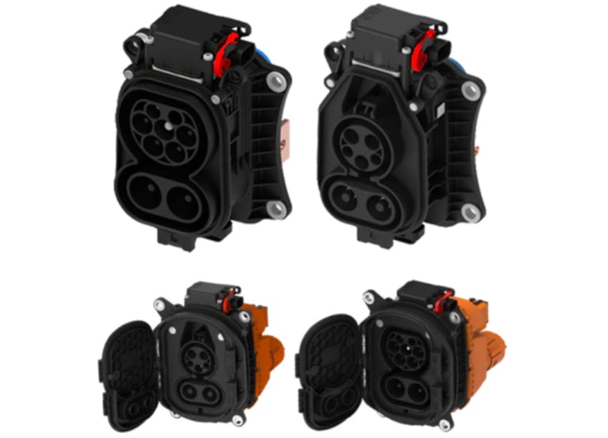 TE Connectivity CCS1 & CCS2 Box-Mount High-Power Charging Inlets