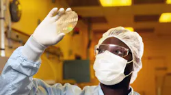 Northrop Grumman engineers manufacture new microchips cooled with diamond to help defense and commercial systems run faster and last longer. Northrop Grumman photo.
