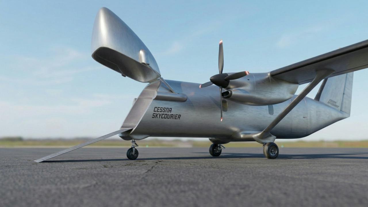 A rendering of the autonomous concept aircraft