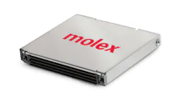 Molex VNX+ Processing Module Concept, illustrating a compact processing module designed around the VITA 90 VNX+ form factor.