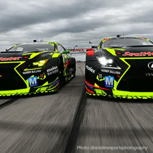 Mouser-Sponsored Vasser Sullivan Lexus Racing Team