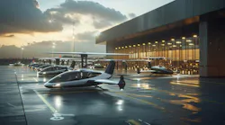 Figure 2: Even smaller vertiports will require significant charging infrastructure. (Source: Anna/stock.adobe.com; generated with AI)
