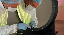 Large diameter, high precision mounted mirror (courtesy: Optical Surfaces Ltd)